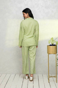 Thumbnail for Myshka Women Green Printed Co-Ords - Distacart