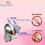 Thumbnail for Goodmunchkins Stainless Steel Feeding Bottle Joint Less 304 Grade No Joints BPA Free for New Born Baby/Toddlers/Infants-140ml - Distacart