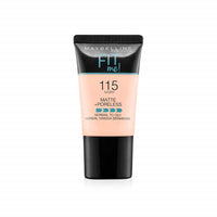 Thumbnail for Maybelline New York Fit Me Matte + Poreless Liquid Foundation Tube -115 Ivory (18 Ml) - Distacart