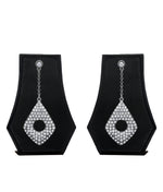 Thumbnail for Silver-Plated Alloy Diva Look Stylish Contemporary Earrings - The Pari - Distacart