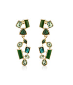 Thumbnail for Gold-Plated Alloy Diva Look Stylish Contemporary Earrings - The Pari - Distacart