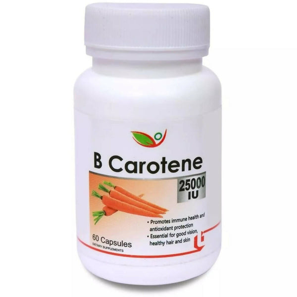 Biotrex Beta Carotene 25000IU Pro-Vitamin A Capsules - Distacart