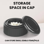 Thumbnail for Borosil Cosmic Insulated Water Bottle Tumbler - 320ml (Black) - Distacart