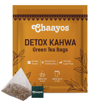 Thumbnail for Chaayos Detox Kahwa Green Tea Bags - Distacart