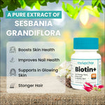 Thumbnail for myUpchar Ayurveda Biotin+ Tablets - Distacart
