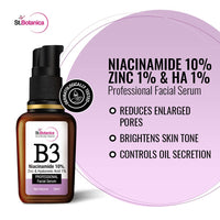Thumbnail for St.Botanica B3 Niacinamide, Zinc & Hyaluronic Acid Professional Facial Serum