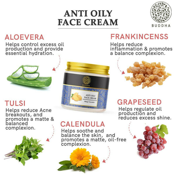 Buddha Natural Oily Face Cream - Distacart