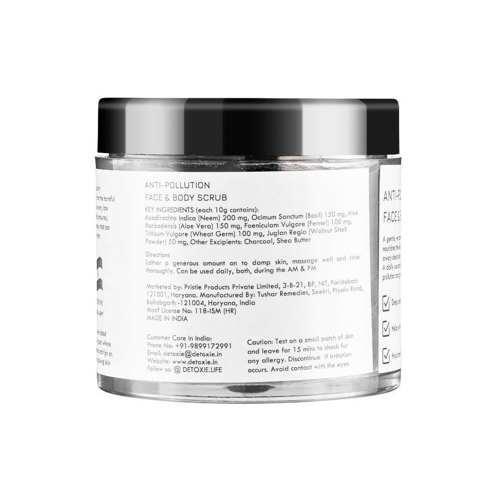 Detoxie Anti-Pollution Face & Body Scrub - Distacart