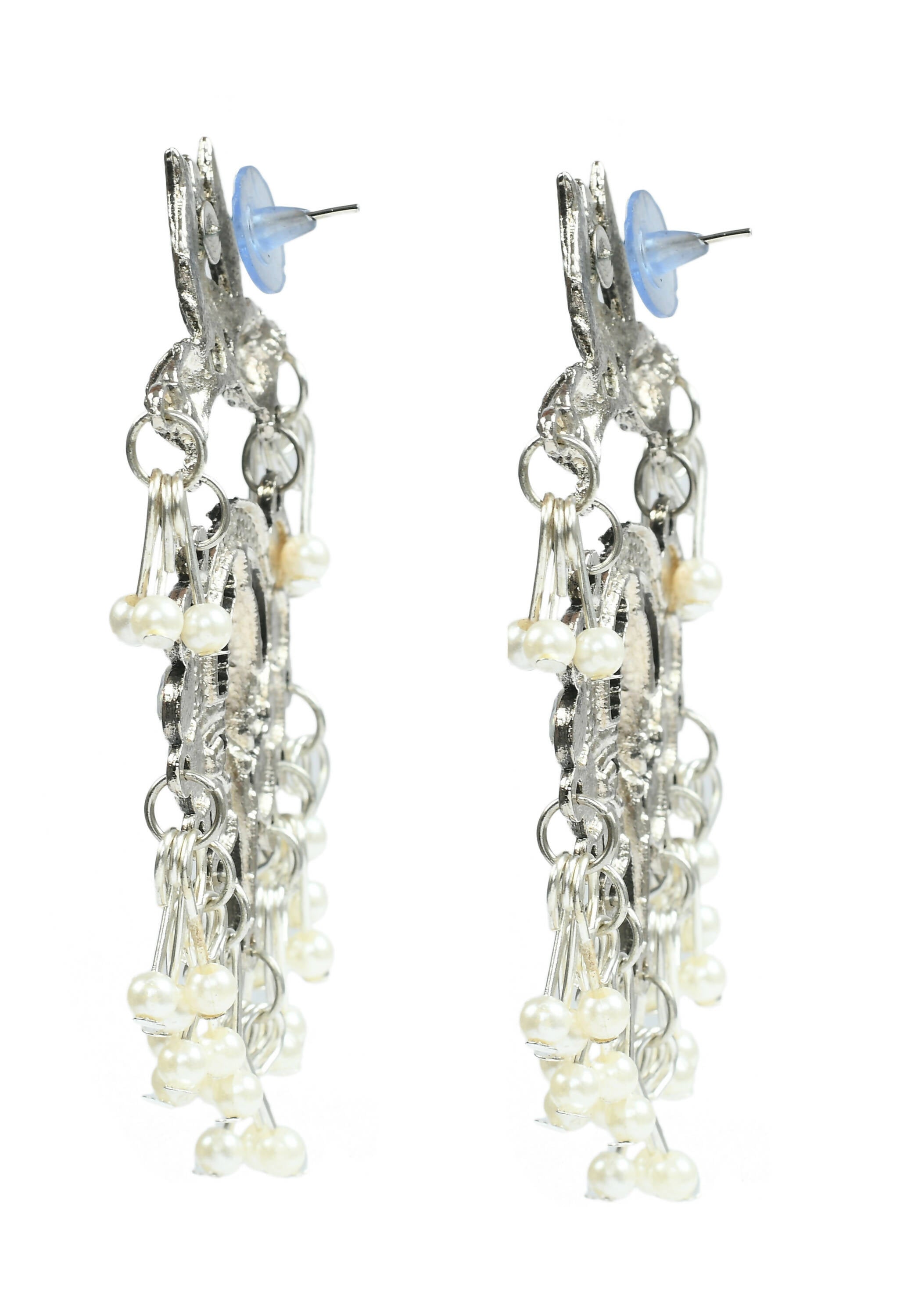 Mominos Fashion Johar Kamal Oxidised Silver-Plated Ganesha Design Necklace Choker Set - Distacart