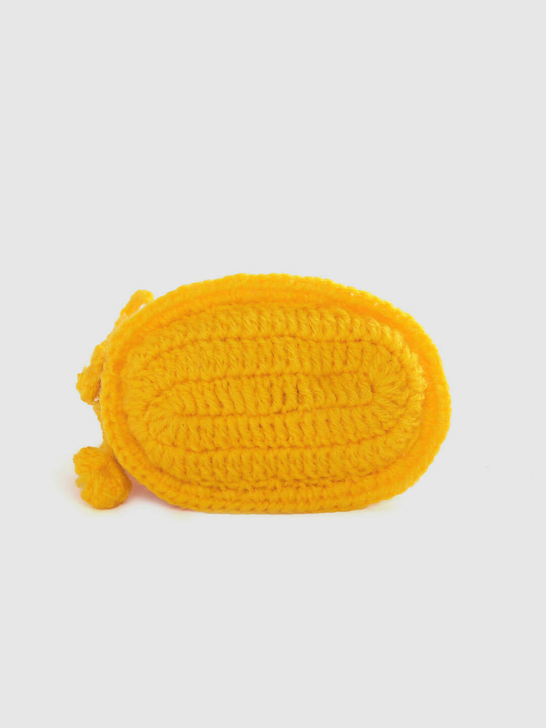Chutput Kids Woollen Hand Knitted Self Desgin Detailed Booties - Yellow - Distacart