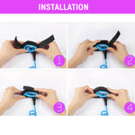 Thumbnail for Safe-O-Kid Elastic Safety Wrist Adjustable Strap link for Baby- Orange Colour - Distacart