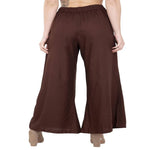 Thumbnail for Lagi Women's Brown Solid Palazzo (PLZ04J)