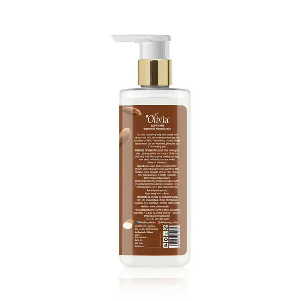 Olivia Skin Hydrating Body Wash Nourishing Almond & Milk - Distacart