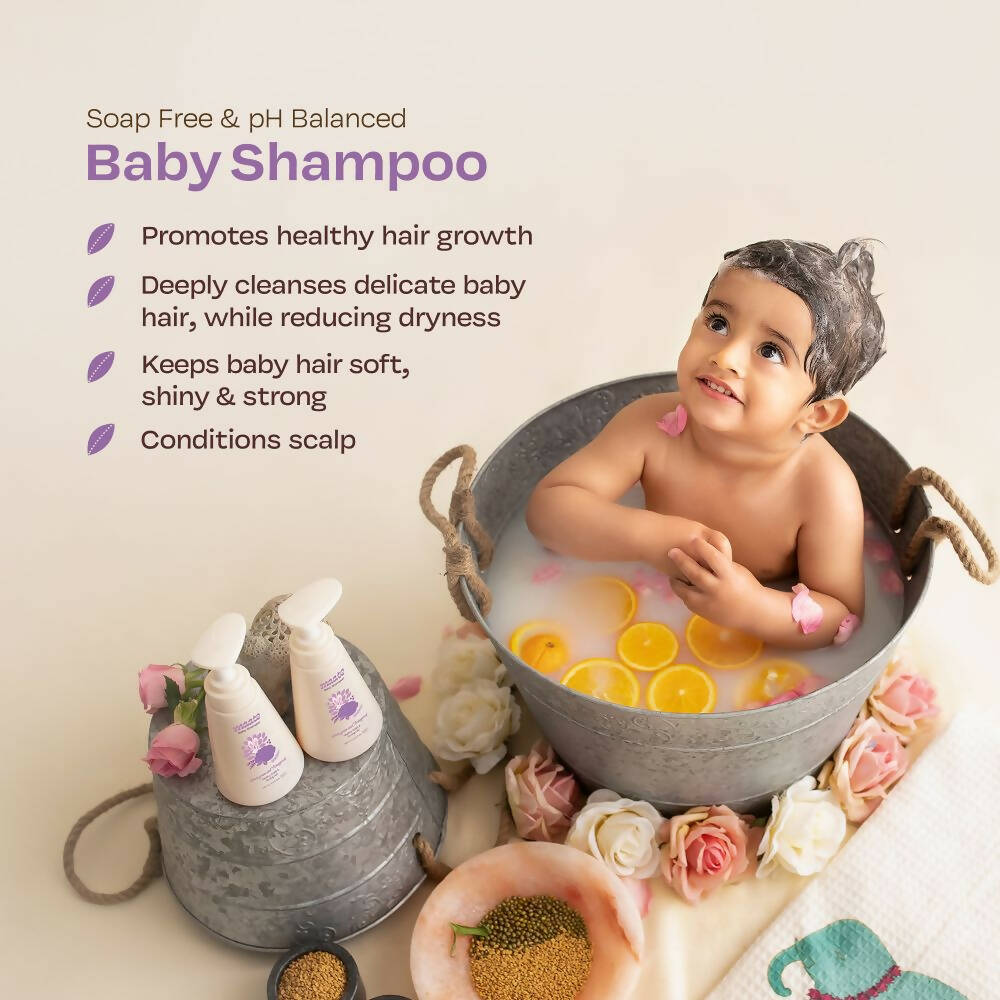 Maate Baby Daily Cleansing Combo - Baby Body Wash & Baby Shampoo - Distacart