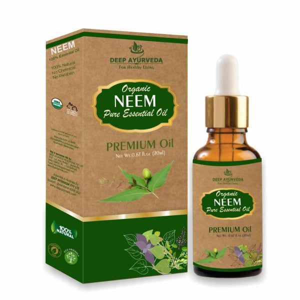 Deep Ayurveda Neem Pure Essential Oil - Distacart