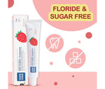 Thumbnail for Mee Mee Fluoride-Free Mild Toddler Toothpaste - Strawberry Flavor