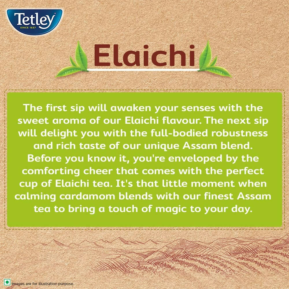Tetley Elaichi Flavoured Chai - Distacart