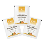 Thumbnail for TAC - The Ayurveda Co. Ubtan Serum Sheet Mask | with Sandalwood, Saffron & Turmeric - Distacart