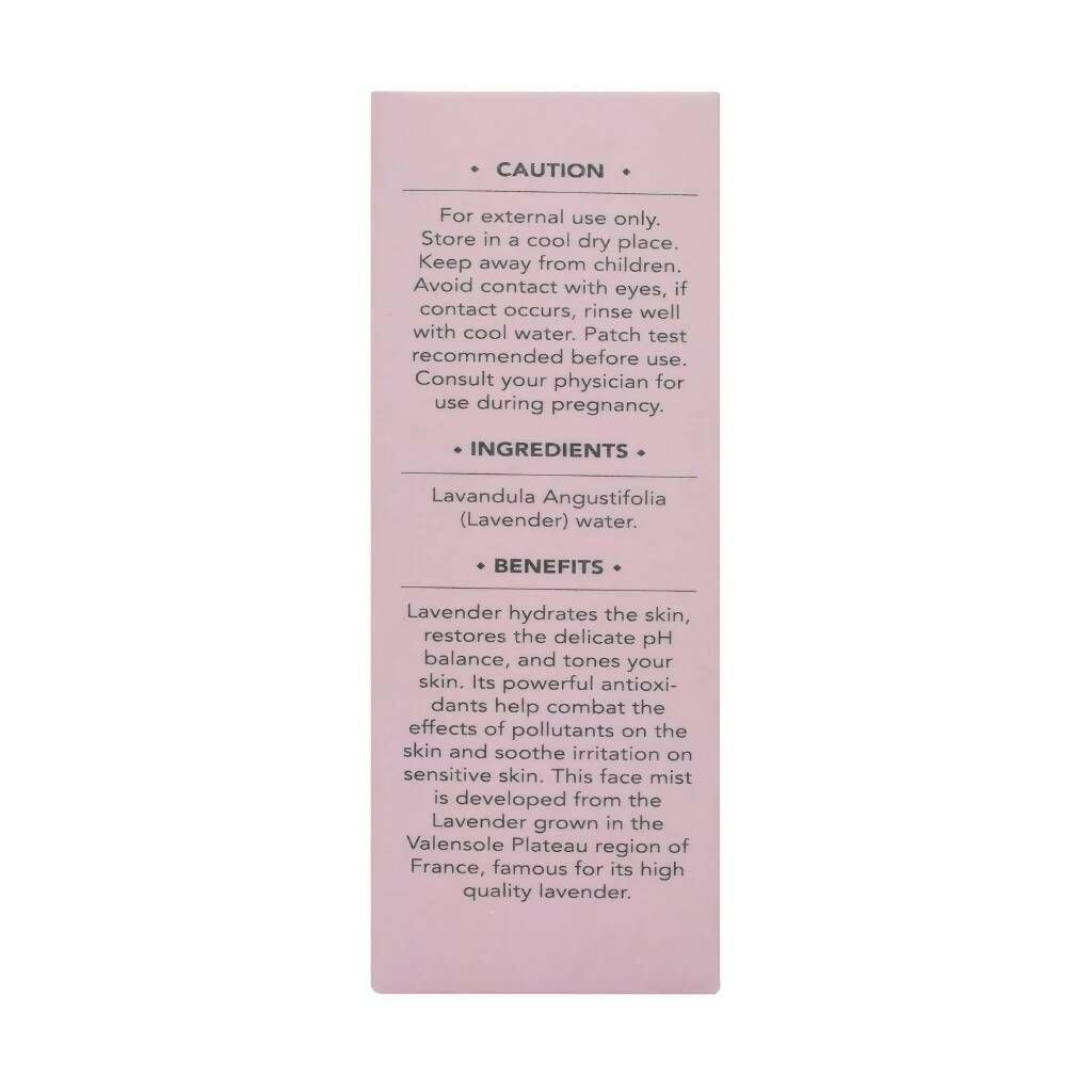 Februus Organics French Lavender Face Mist - Distacart