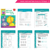 Thumbnail for Excel Maths Early Skills Ages 4-5 Year Books for Junior kg| Set of 3| Learn Numbers Add & Take Away, Shapes, Measurement - Distacart
