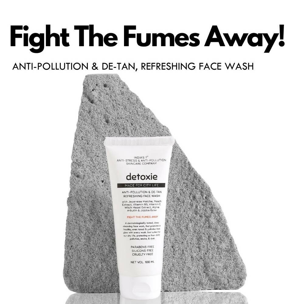 Detoxie Anti-Pollution & De-Tan Refreshing Face Wash - Distacart