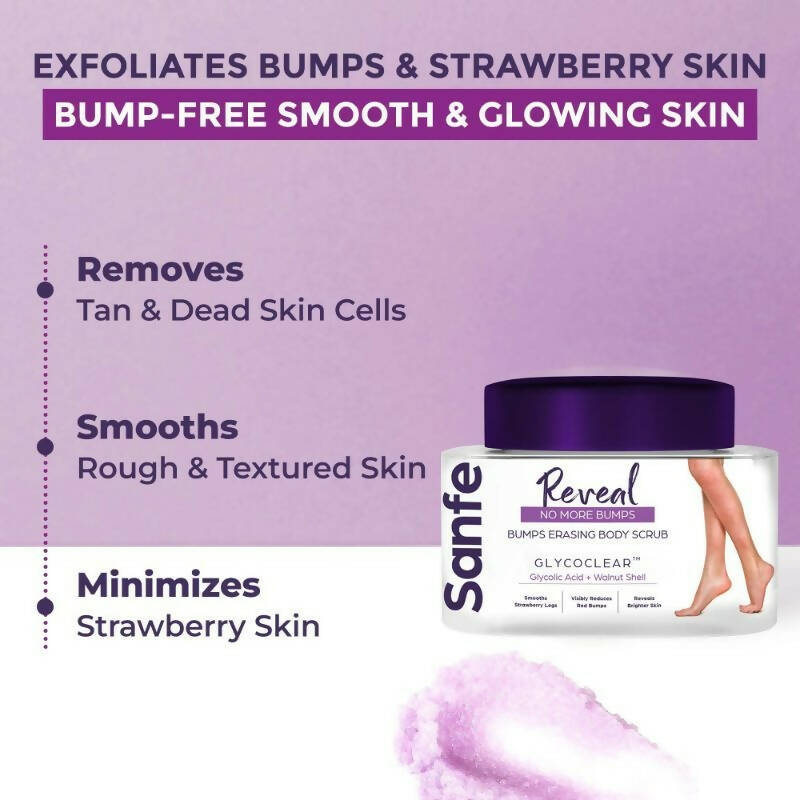 Sanfe Reveal No More Bumps Erasing Body Scrub - Distacart