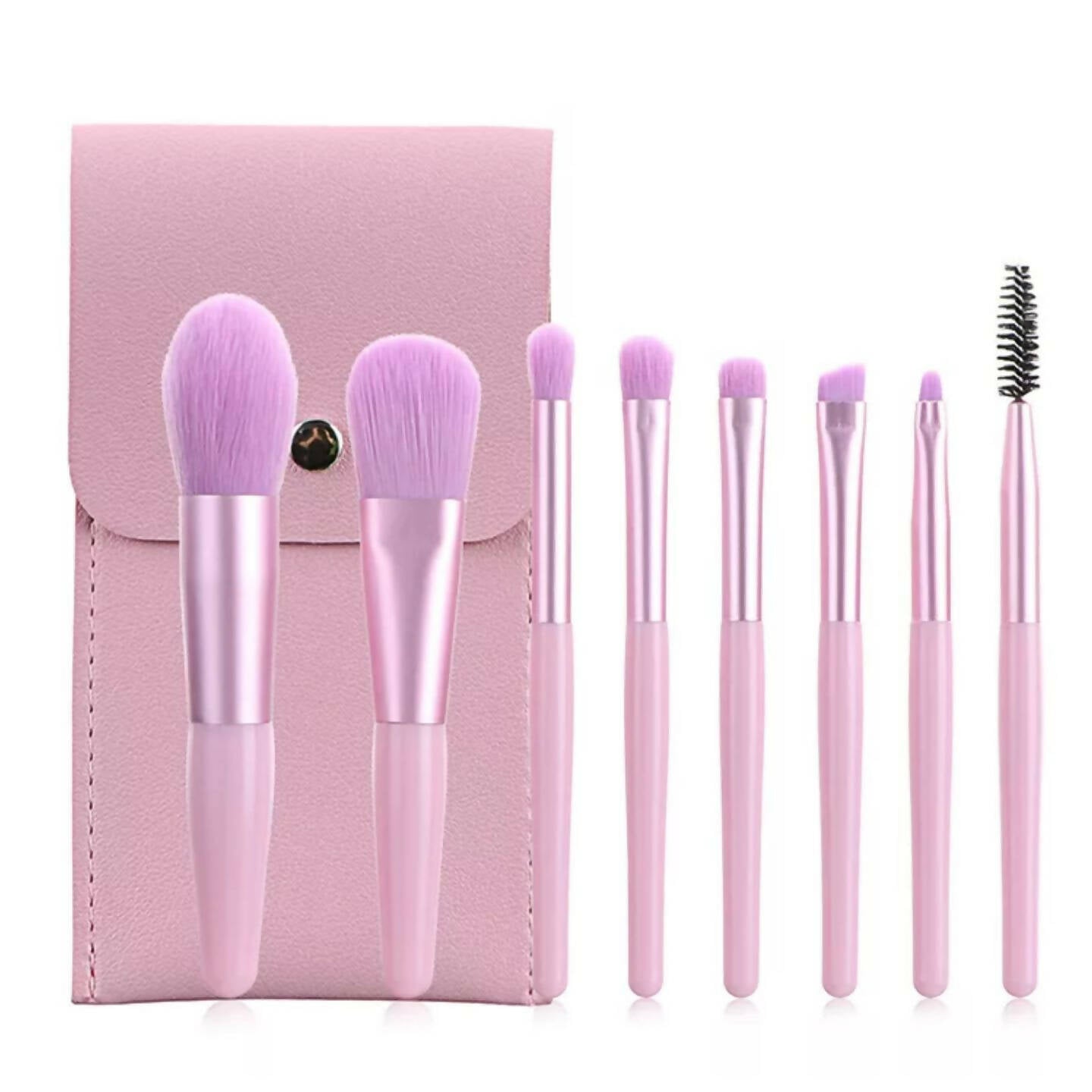 Favon Pack of 8 Professional Makeup Brushes with Free Pouch - Distacart