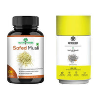 Thumbnail for Nutriherbs Safed Musli Capsules - Distacart