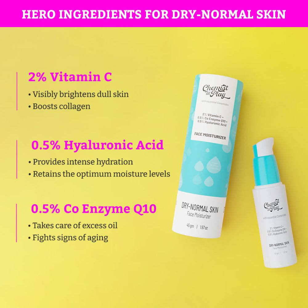 Chemist At Play Dry-Normal Skin Face Moisturizer - Distacart