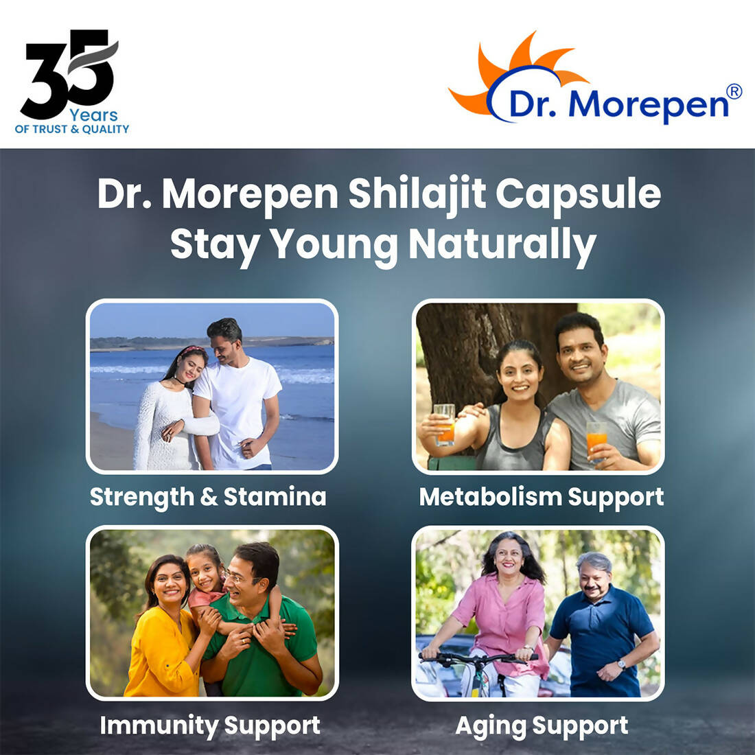 Dr. Morepen Natural & Pure SJ Resin and SJ Capsules Combo - Distacart
