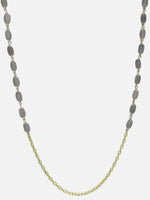 Thumbnail for Grey Gold-Toned Alloy Gold Plated Mask Chain - Ruby Raang - Distacart