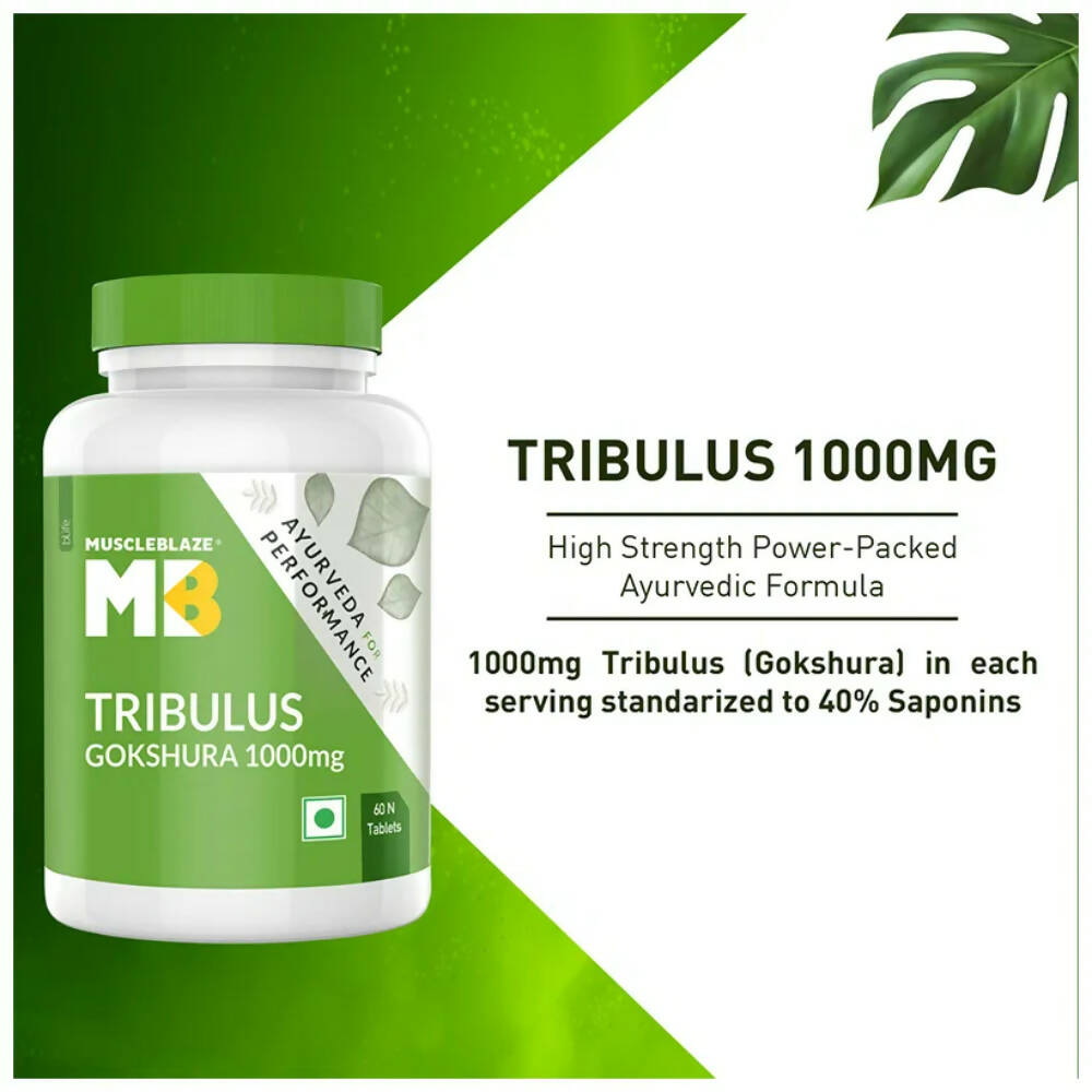 MuscleBlaze Gokshura Tablets - Distacart