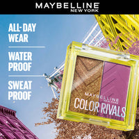 Thumbnail for Maybelline New York Color Rivals Longwear Eyeshadow Duo - Assertive X Coy - Distacart