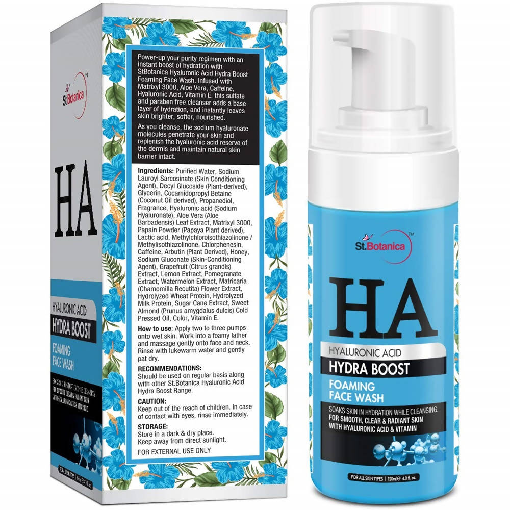 St.Botanica Hyaluronic Acid Hydra Boost Foaming Face Wash