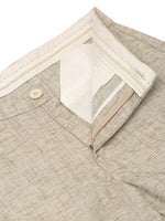 Thumbnail for Jainish Men's Beige Linan Cotton Formal Trousers ( FGP 273 Beige ) - Distacart