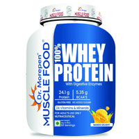 Thumbnail for Dr. Morepen Muscle Food 100% Whey Protein - Mango Delight Flavour - Distacart
