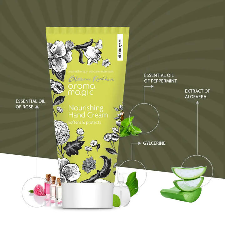 Blossom Kochhar Aroma Magic Nourishing Hand Cream - Distacart
