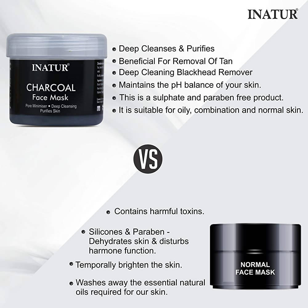 Inatur Charcoal Face Mask