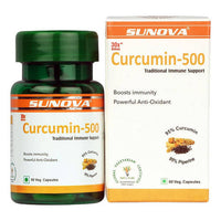 Thumbnail for Sunova Curcumin-500 Traditional Immune Support Capsules