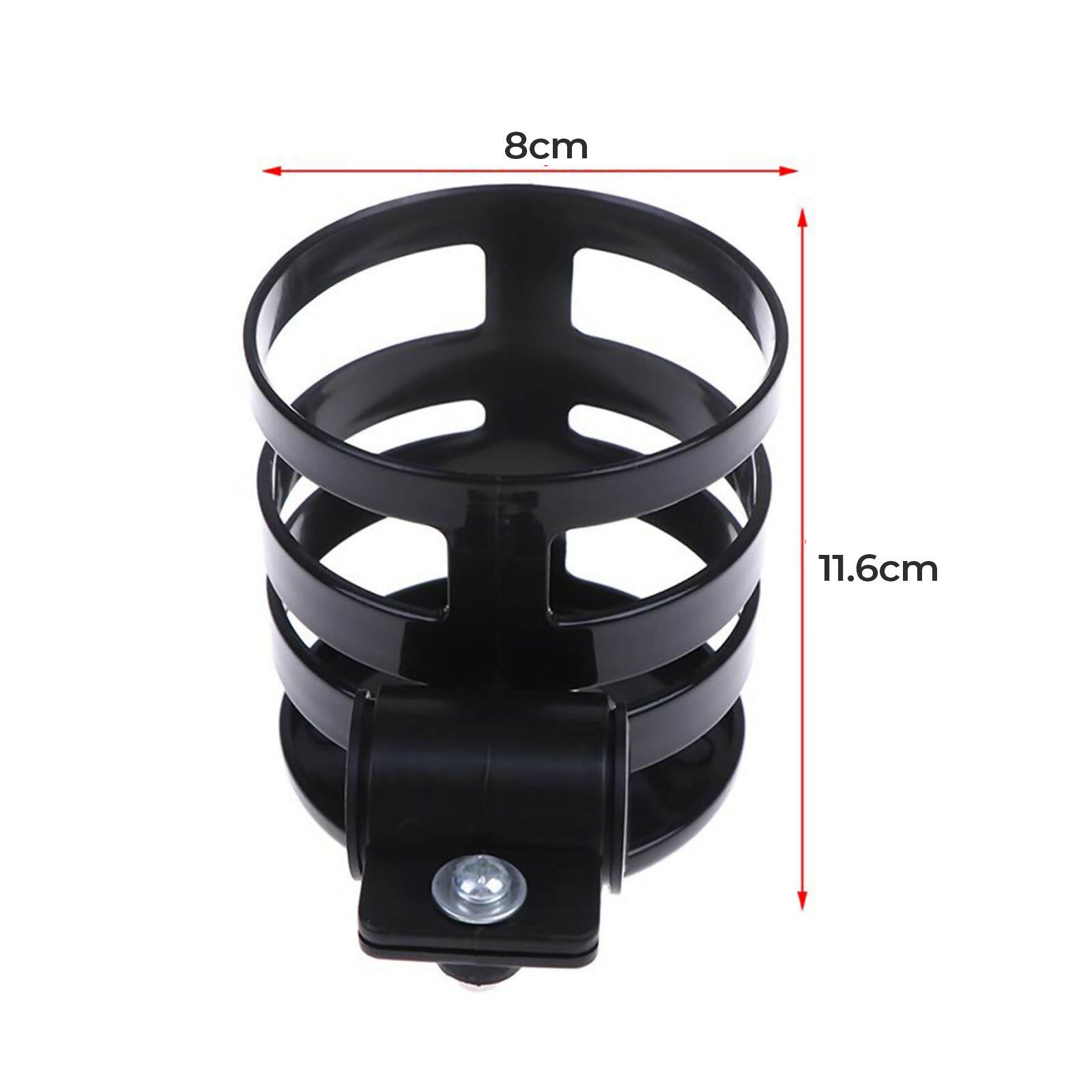 Safe-O-Kid Universal Stroller & Pram cup or Mug holder for kids- Black - Distacart
