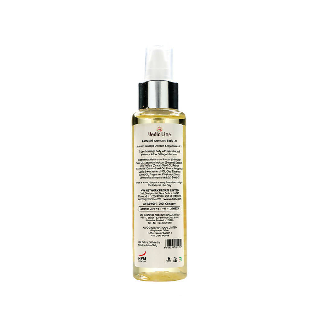 Vedic Line Professional Kamayini Aromatic Body Oil - Distacart
