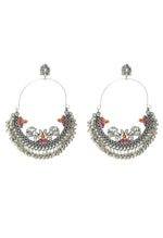 Thumbnail for Mominos Fashion Johar Kamal Peacock Design Chandbali Earrings - Distacart