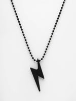 Thumbnail for NVR Men Black Plated Flash Pendent With Chain - Distacart
