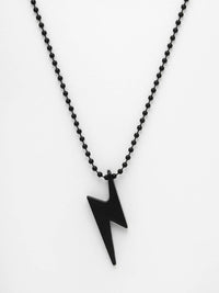Thumbnail for NVR Men Black Plated Flash Pendent With Chain - Distacart