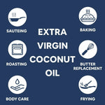 Thumbnail for Carbamide Forte Pure Extra Virgin Cold Pressed Coconut Oil - Distacart
