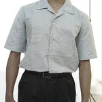 Thumbnail for Diva Globe Grey Lapel Collar Shirt - Distacart