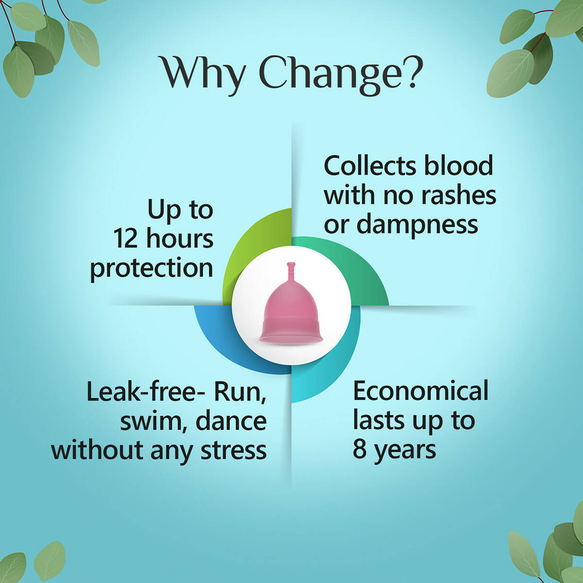 Floren Reusable Menstrual Cup with Intimate Oil for Women - Distacart