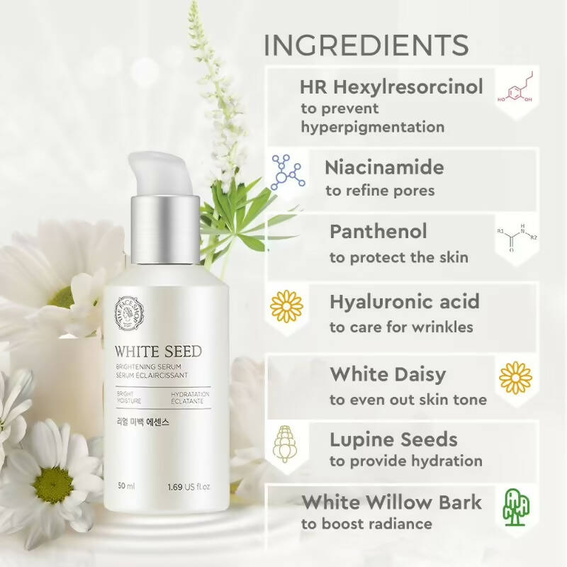 The Face Shop White Seed Brightening Serum - Distacart