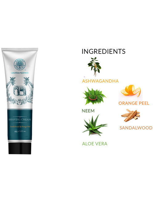 Forest Essentials Sandalwood & Orange Peel Shaving