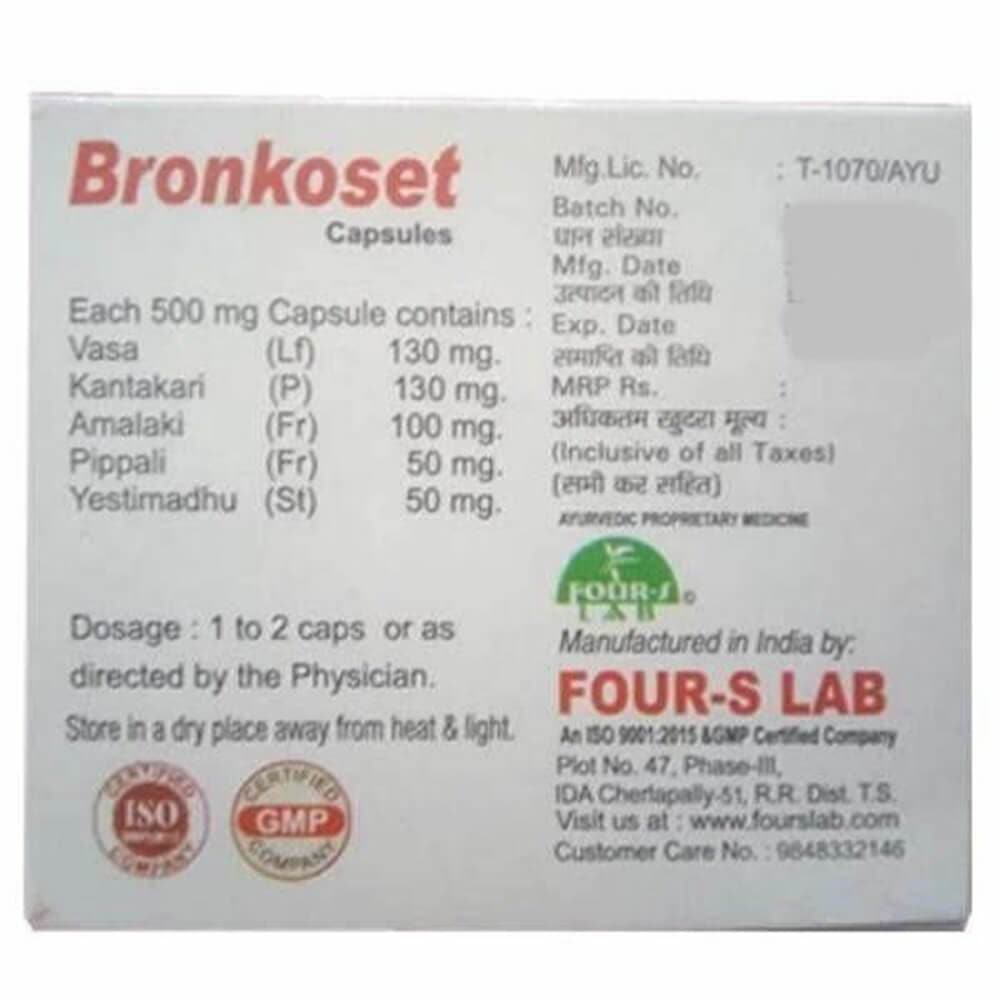 Four S Lab Bronkoset Capsule - Distacart